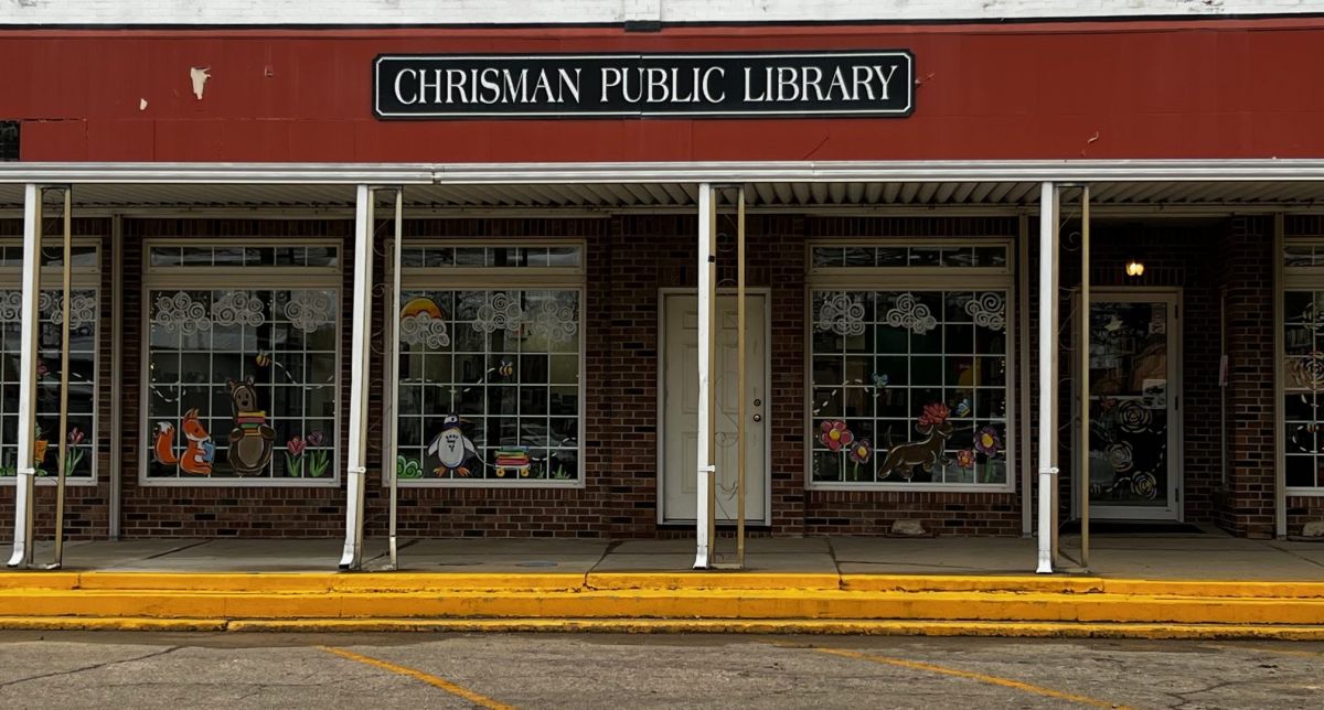 Font of the Chrisman Public Library